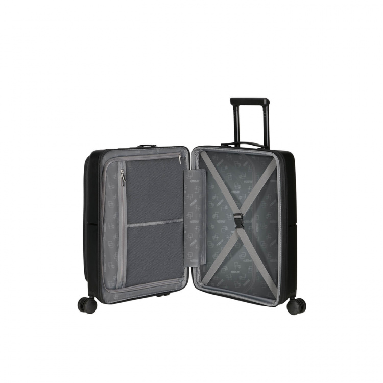 American Tourister Suitcase DashPop Spinner 55/23 Front Pocket Laptop True Black American Tourister Suitcase DashPop Spinner 55/23 Front Pocket Laptop True Black