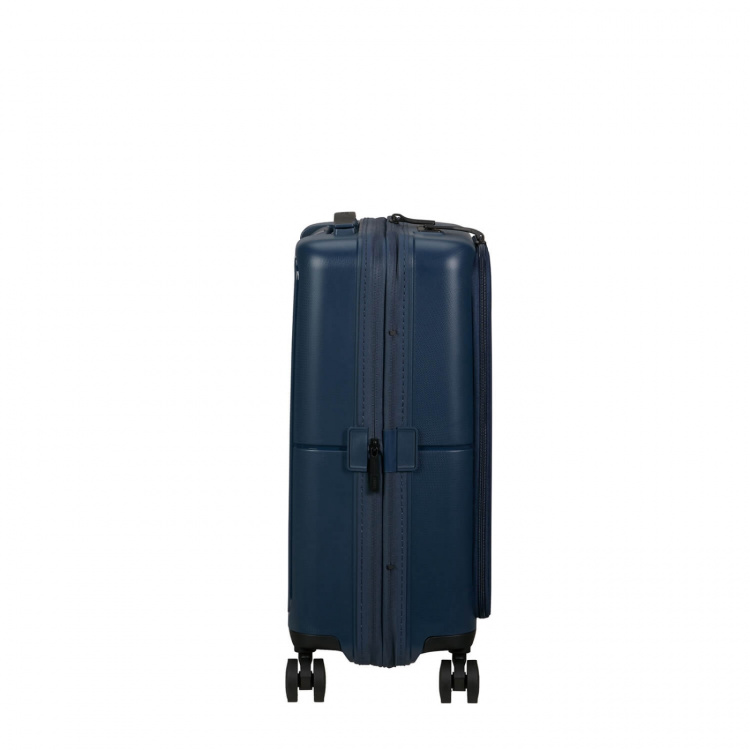 American Tourister Suitcase DashPop Spinner 55/23 Front Pocket Laptop Midnight Blue