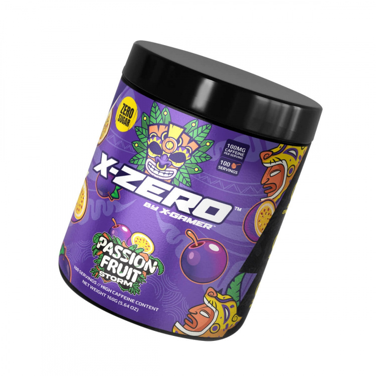 X-GAMER Energy Drink Powder X-Zero 160 gram Passion Fruit