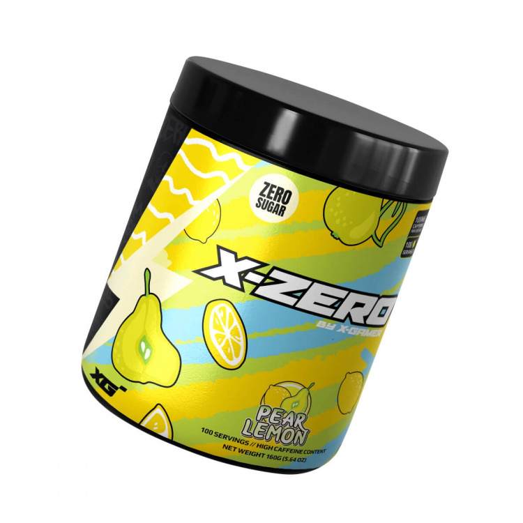 X-GAMER Energy Drink Powder X-Zero 160 gram Pear Lemon