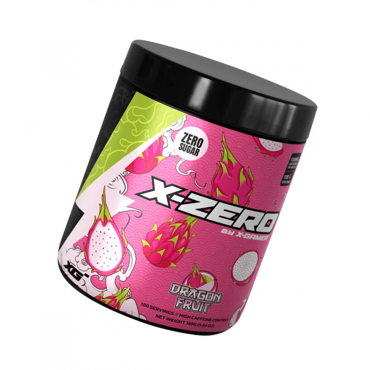X-GAMER Energy Drink Powder X-Zero 160 gram Dragon Fruit