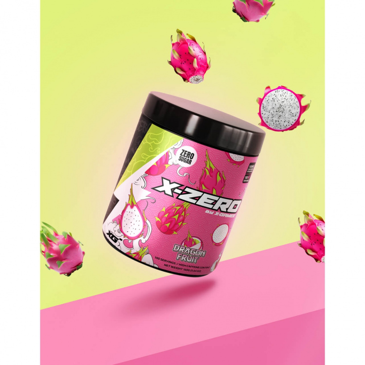 X-GAMER Energy Drink Powder X-Zero 160 gram Dragon Fruit
