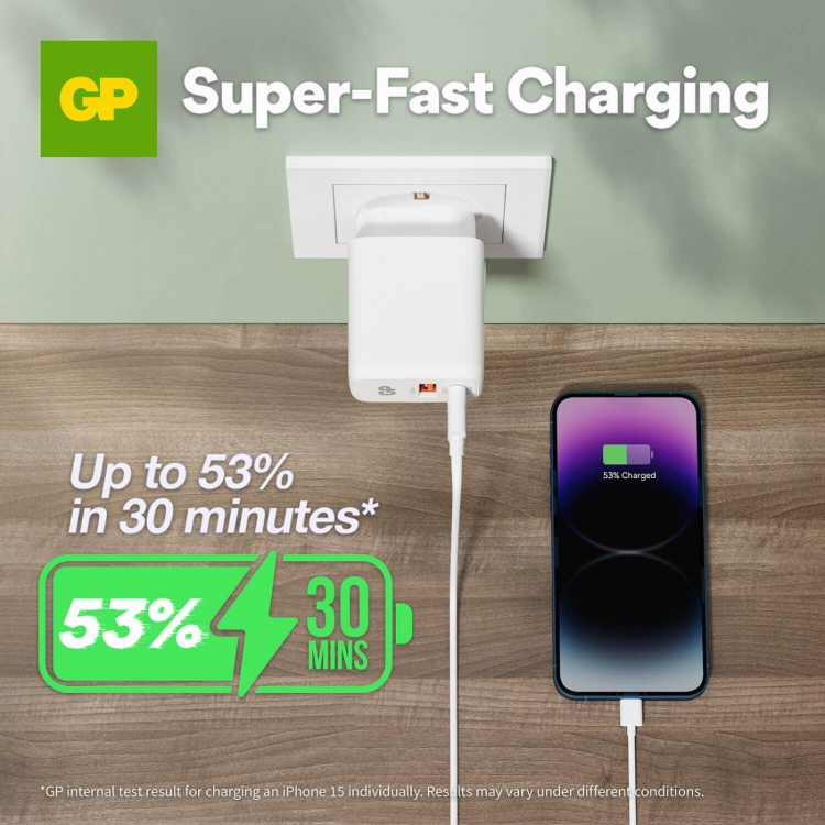 GP Wall Charger WM2B PD 20W USB-A + USB-C