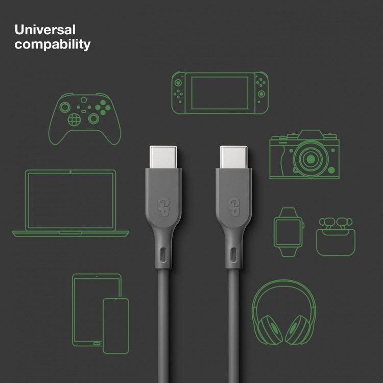 GP Cable USB-C To USB-C 60W CC1P 1m GP Cable USB-C To USB-C 60W CC1P 1m