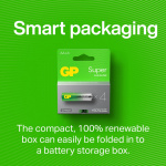 GP Battery Super Alkaline AA LR6 4-Pack GP Battery Super Alkaline AA LR6 4-Pack