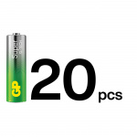 GP Battery Super Alkaline AA LR6 20-Pack GP Battery Super Alkaline AA LR6 20-Pack