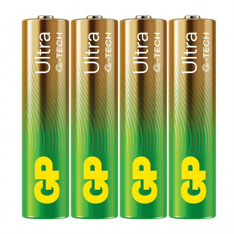 GP Battery Ultra Alkaline AAA LR03 4-Pack
