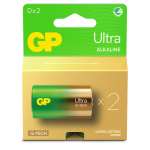 GP Battery Ultra Alkaline D LR20 2-Pack GP Battery Ultra Alkaline D LR20 2-Pack