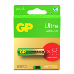 GP Battery Ultra Alkaline AA LR6 8-Pack GP Battery Ultra Alkaline AA LR6 8-Pack