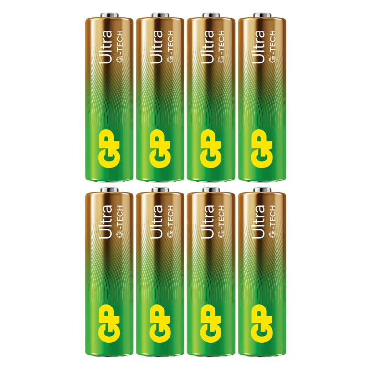 GP Battery Ultra Alkaline AA LR6 8-Pack GP Battery Ultra Alkaline AA LR6 8-Pack