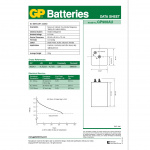 GP Battery Alkaline 4LR25/908AU 6V 1-Pack