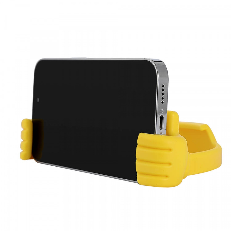 Gear Desktop Holder Mobile Phone Yellow