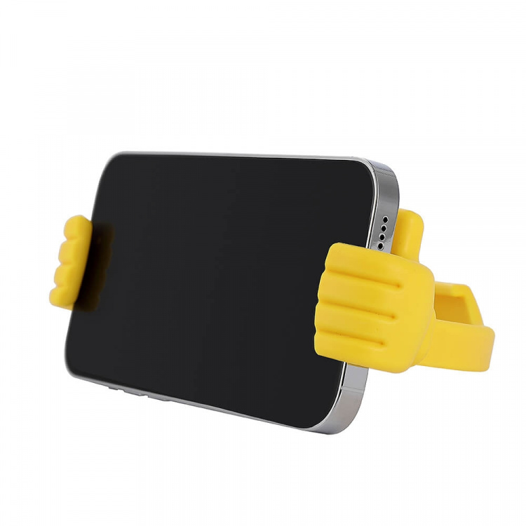 Gear Desktop Holder Mobile Phone Yellow