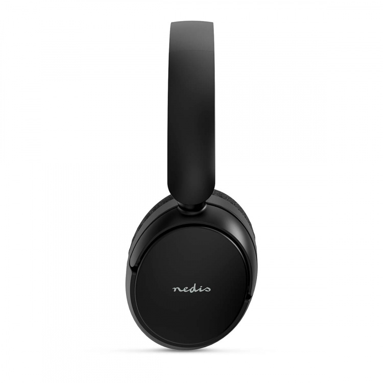 Nedis Wireless Over-Ear Headphones | Battery play time: 12 hrs | Built-in microphone | Press Control | Voice control support | Volume control | Black Nedis Wireless Over-Ear Headphones | Battery play time: 12 hrs | Built-in microphone | Press Control | Voice control support | Volume control | Black