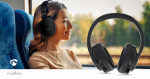 Nedis Wireless Over-Ear Headphones | Battery play time: 28 hrs | Built-in microphone | Press Control | Voice control support | Volume control | Black Nedis Wireless Over-Ear Headphones | Battery play time: 28 hrs | Built-in microphone | Press Control | Voice control support | Volume control | Black