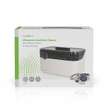 Nedis Ultrasonic Jewellery Cleaner | Mains Powered | 220 - 240 V AC 50/60 Hz | Euro / Type-C (CEE 7/16) | White | Plastic