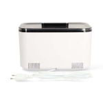Nedis Ultrasonic Jewellery Cleaner | Mains Powered | 220 - 240 V AC 50/60 Hz | Euro / Type-C (CEE 7/16) | White | Plastic