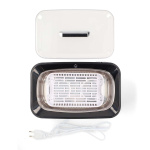 Nedis Ultrasonic Jewellery Cleaner | Mains Powered | 220 - 240 V AC 50/60 Hz | Euro / Type-C (CEE 7/16) | White | Plastic