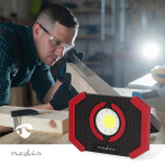 Nedis Work Lamp | 10 W | Battery Powered | 5 V DC | N/A | Rechargeable | Light duration: 10 h | 1000 lm | Light range: 30 m Nedis Work Lamp | 10 W | Battery Powered | 5 V DC | N/A | Rechargeable | Light duration: 10 h | 1000 lm | Light range: 30 m