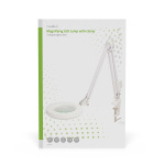 Nedis Magnifying Table Lamp | Lens strength: 3 Diopter | 6500 K | 6 W | 700 lm | White