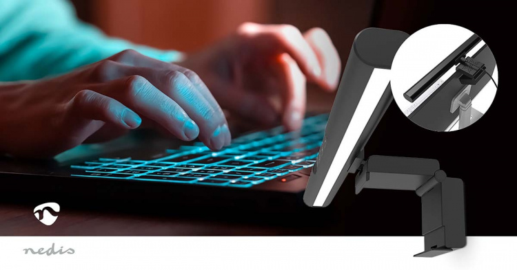 Nedis Monitor Light Bar | 40 cm | Dimmable | LED | Touch control | ABS / Aluminium Nedis Monitor Light Bar | 40 cm | Dimmable | LED | Touch control | ABS / Aluminium