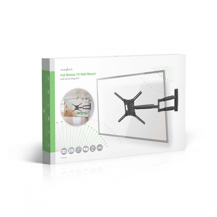 Nedis Full Motion TV Wall Mount | 13 - 86 