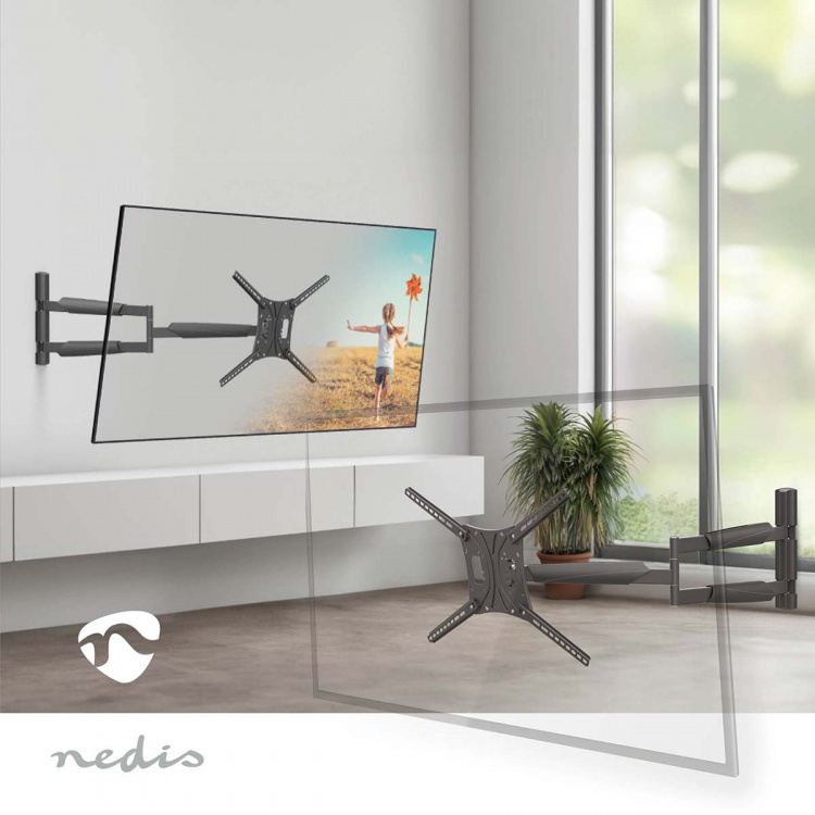 Nedis Full Motion TV Wall Mount | 13 - 86 