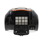 Nedis Vacuum Cleaner | With Bag | 700 W | Dust capacity: 3.0 l | Combi Brush | Action radius: 9.00 m | Vacuum cleaner suction control | Hepa 13 | Anthracite / Black / Orange