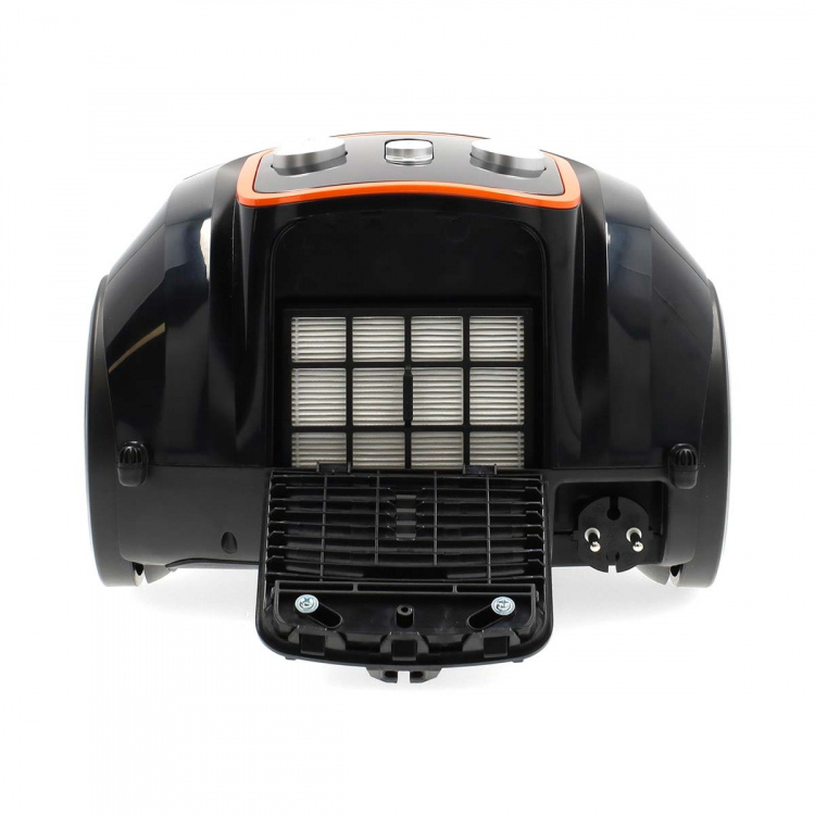 Nedis Vacuum Cleaner | With Bag | 700 W | Dust capacity: 3.0 l | Combi Brush | Action radius: 9.00 m | Vacuum cleaner suction control | Hepa 13 | Anthracite / Black / Orange