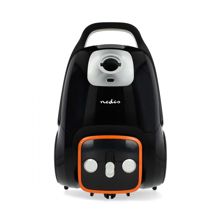 Nedis Vacuum Cleaner | With Bag | 700 W | Dust capacity: 3.0 l | Combi Brush | Action radius: 9.00 m | Vacuum cleaner suction control | Hepa 13 | Anthracite / Black / Orange