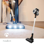 Nedis Stick Vacuum Cleaner | 130 W | 25.9 VAC | Motorized Brush with Integrated Lighting | 10000 Pa | HEPA air filter | Black / Orange Nedis Stick Vacuum Cleaner | 130 W | 25.9 VAC | Motorized Brush with Integrated Lighting | 10000 Pa | HEPA air filter | Black / Orange