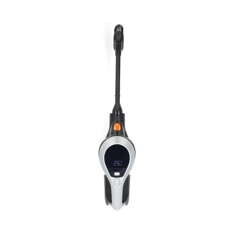Nedis Stick Vacuum Cleaner | 130 W | 25.9 VAC | Motorized Brush with Integrated Lighting | 10000 Pa | HEPA air filter | Black / Orange Nedis Stick Vacuum Cleaner | 130 W | 25.9 VAC | Motorized Brush with Integrated Lighting | 10000 Pa | HEPA air filter | Black / Orange