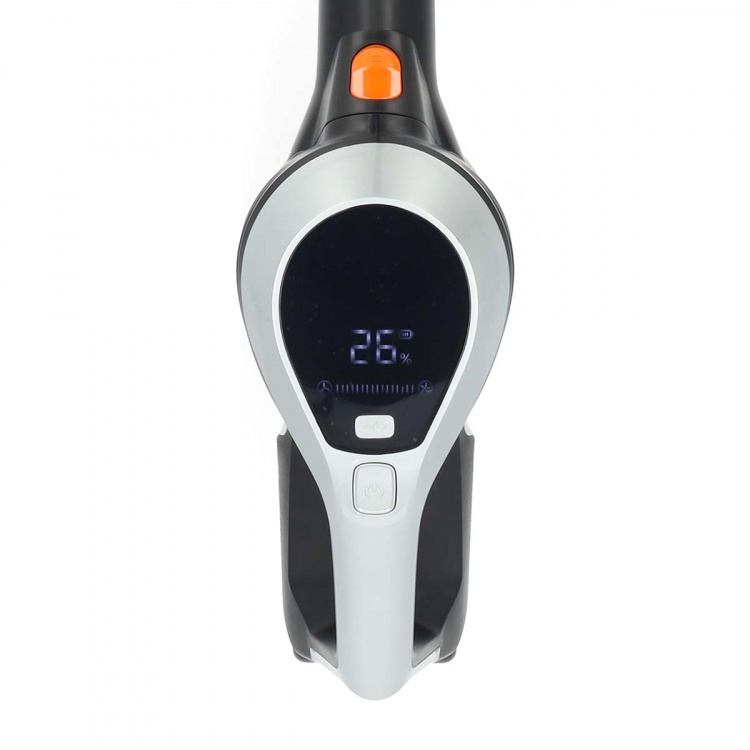 Nedis Stick Vacuum Cleaner | 130 W | 25.9 VAC | Motorized Brush with Integrated Lighting | 10000 Pa | HEPA air filter | Black / Orange Nedis Stick Vacuum Cleaner | 130 W | 25.9 VAC | Motorized Brush with Integrated Lighting | 10000 Pa | HEPA air filter | Black / Orange