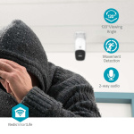 Nedis SmartLife Outdoor Camera | 4MP Quad HD 1440p / 2560x1440 | IP66 | Max. battery life: 10 Months | Cloud Storage (optional) / microSD (not included) | 5 V DC | With motion sensor | Night vision | White Nedis SmartLife Outdoor Camera | 4MP Quad HD 1440p / 2560x1440 | IP66 | Max. battery life: 10 Months | Cloud Storage (optional) / microSD (not included) | 5 V DC | With motion sensor | Night vision | White