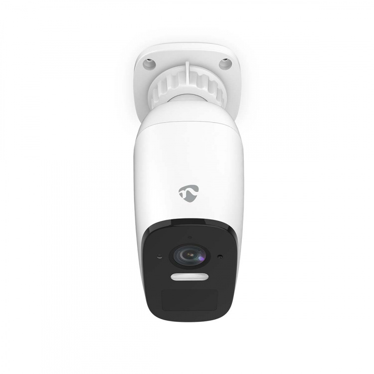 Nedis SmartLife Outdoor Camera | 4MP Quad HD 1440p / 2560x1440 | IP66 | Max. battery life: 10 Months | Cloud Storage (optional) / microSD (not included) | 5 V DC | With motion sensor | Night vision | White Nedis SmartLife Outdoor Camera | 4MP Quad HD 1440p / 2560x1440 | IP66 | Max. battery life: 10 Months | Cloud Storage (optional) / microSD (not included) | 5 V DC | With motion sensor | Night vision | White