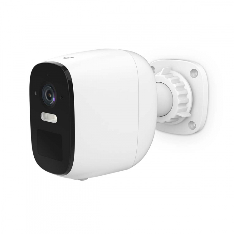 Nedis SmartLife Outdoor Camera | 4MP Quad HD 1440p / 2560x1440 | IP66 | Max. battery life: 10 Months | Cloud Storage (optional) / microSD (not included) | 5 V DC | With motion sensor | Night vision | White Nedis SmartLife Outdoor Camera | 4MP Quad HD 1440p / 2560x1440 | IP66 | Max. battery life: 10 Months | Cloud Storage (optional) / microSD (not included) | 5 V DC | With motion sensor | Night vision | White