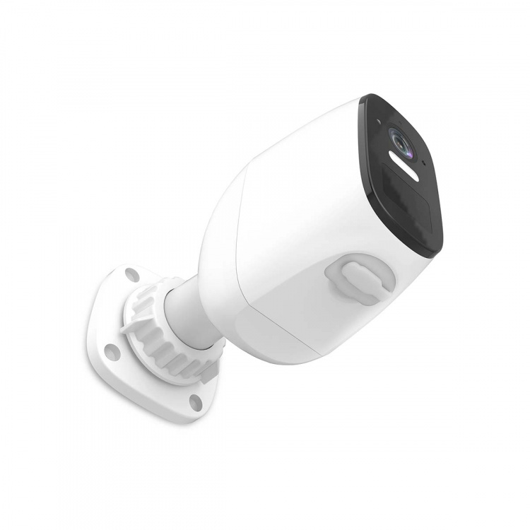 Nedis SmartLife Outdoor Camera | 4MP Quad HD 1440p / 2560x1440 | IP66 | Max. battery life: 10 Months | Cloud Storage (optional) / microSD (not included) | 5 V DC | With motion sensor | Night vision | White Nedis SmartLife Outdoor Camera | 4MP Quad HD 1440p / 2560x1440 | IP66 | Max. battery life: 10 Months | Cloud Storage (optional) / microSD (not included) | 5 V DC | With motion sensor | Night vision | White