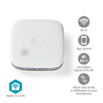 Nedis SmartLife Smoke Detector | Wi-Fi | Battery Powered | Sensor life cycle: 10 year | EN 14604 | Max. battery life: 24 Months | 85 dB | White | 1 pcs Nedis SmartLife Smoke Detector | Wi-Fi | Battery Powered | Sensor life cycle: 10 year | EN 14604 | Max. battery life: 24 Months | 85 dB | White | 1 pcs