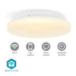 Nedis SmartLife Ceiling Light | RGB / Warm to Cool White | Round | Diameter: 260 mm | 1820 lm | 2700 - 6500 K | IP44 | Energy class: F | Android™ / IOS