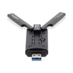 Nedis Network Dongle | Wi-Fi | AX5400 | 2.4/5/6 GHz (Triple Band) | USB3.0 | Wi-Fi speed total: 5400 Mbps | Windows 10 / Windows 11 Nedis Network Dongle | Wi-Fi | AX5400 | 2.4/5/6 GHz (Triple Band) | USB3.0 | Wi-Fi speed total: 5400 Mbps | Windows 10 / Windows 11