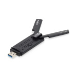Nedis Network Dongle | Wi-Fi | AX5400 | 2.4/5/6 GHz (Triple Band) | USB3.0 | Wi-Fi speed total: 5400 Mbps | Windows 10 / Windows 11 Nedis Network Dongle | Wi-Fi | AX5400 | 2.4/5/6 GHz (Triple Band) | USB3.0 | Wi-Fi speed total: 5400 Mbps | Windows 10 / Windows 11