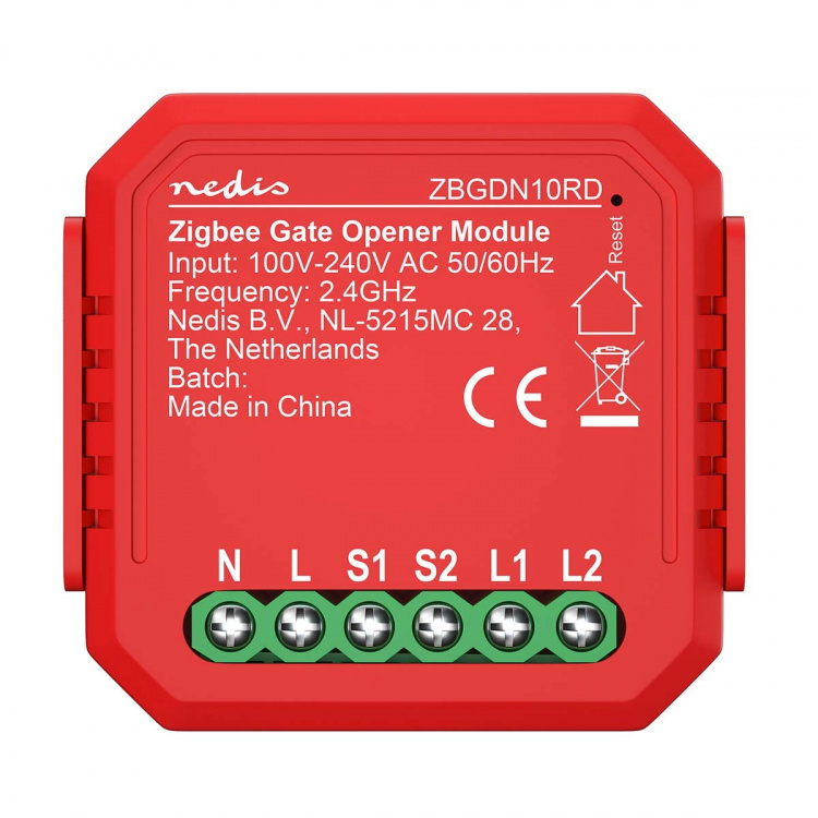 Nedis SmartLife Power Switch | Garage Door Opener | 2.5 W | Terminal Connection | App available for: Android™ / IOS