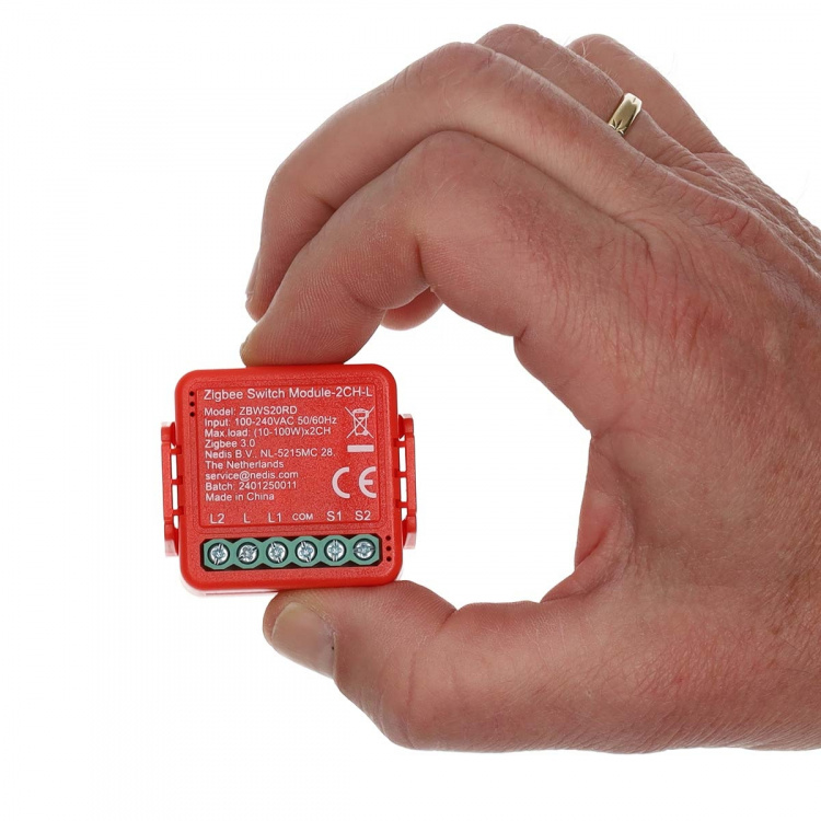 Nedis SmartLife Power Switch | Double Switch | 2 x 100 W | Terminal Connection | App available for: Android™ / IOS Nedis SmartLife Power Switch | Double Switch | 2 x 100 W | Terminal Connection | App available for: Android™ / IOS