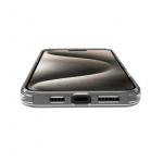 Celly Gelskinmag TPU Cover MagSafe-kompatibelt iPhone 16 Pro Max Transparent