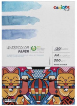CARIOCA Plus - Watercolor block 300g, A4, 20 pages (809323)