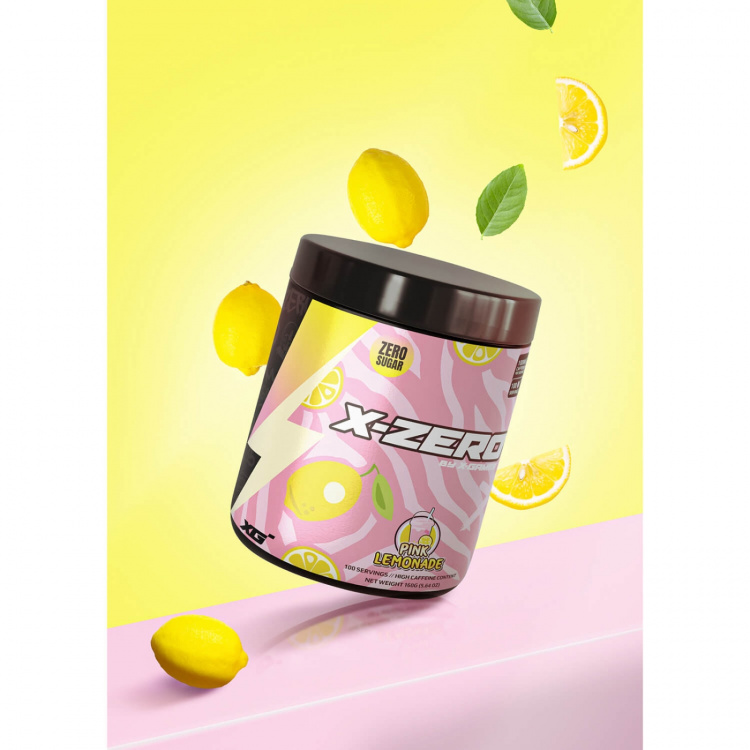 X-GAMER Energy Drink Powder X-Zero 160 gram Pink Lemonade