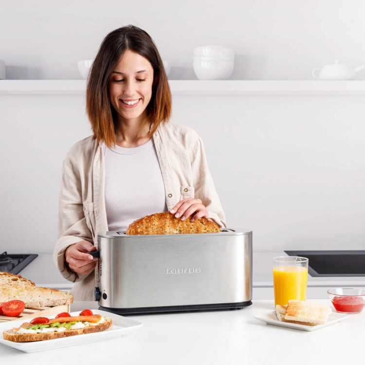 Taurus Toaster Mytoast Legend Single Slot Long Stainless Steel Taurus Toaster Mytoast Legend Single Slot Long Stainless Steel