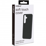 Celly Cromo Soft rubber case Galaxy S25 Svart