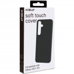 Celly Cromo Soft rubber case Galaxy S25+ Svart