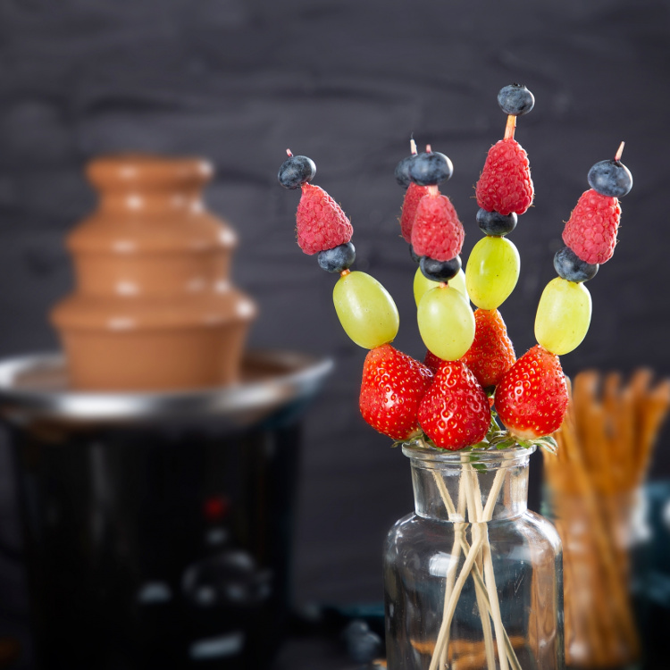 Princess Chokladfontän 292994 svart rostfri skål med snabb uppvärmning